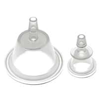 Cole-Parmer® Fittings, Sanitary to Monobarb Adapter, Polypropylene