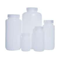 Cole-Parmer® Fluorinated HDPE Wide-Mouth Plastic Bottles