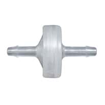 Cole-Parmer® Miniature Check Valves, Hose Barb, Polypropylene and Viton®