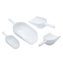 Cole-Parmer® Round-Bottom Lab Sampling Scoops, HDPE