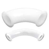 Cole-Parmer® Sanitary Fittings, Elbow Union, Polypropylene