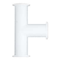 Cole-Parmer® Sanitary Fittings, Tee Union, Polypropylene