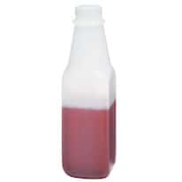 Cole-Parmer Square 1 qt Tall and Short Bottles, HDPE
