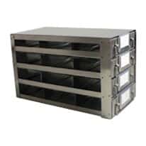 Cole-Parmer® Upright Freezer Drawer Racks for 25-Place Slide Boxes