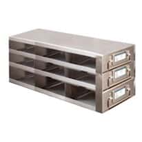 Cole-Parmer® Upright Freezer Drawer Racks for 96/384-Well Microtiter Plates & 96-Well Microtube Boxes