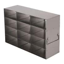 Cole-Parmer® Upright Freezer Racks for 25-Place Slide Boxes