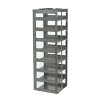 Cole-Parmer® Vertical/Chest Freezer Racks for 100-Cell Hinged Top Plastic Boxes