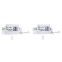 CPC® (Colder) AseptiQuik® S Low-Flow Genderless Quick-Disconnect Fittings, Hose Barb Adapter, High-Temperature Polycarbonate
