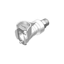 CPC® (Colder) PLCD Quick-Disconnect Fittings, PTF Body & Insert, Valved, Acetal & Polypropylene