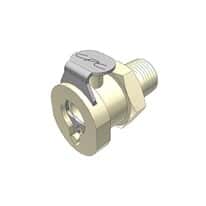 CPC® (Colder) PMCD Quick-Disconnect Fittings, Threaded Body & Insert, Valved