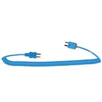 Digi-Sense® Coiled Thermocouple Extension Cables with Mini-Connector