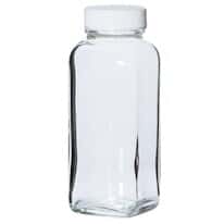 Environmental Express® French Square Glass Bottles