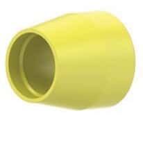 Idex® Flangeless Ferrules, 1/4-28 Flat-Bottom Connection for 1/8" OD Tubing, ETFE