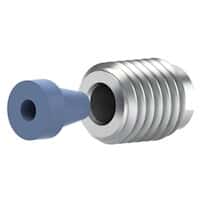 Idex® Flangeless FlushNut™ Fitting Assemblies, 1/4-28 Flat-Bottom Connection