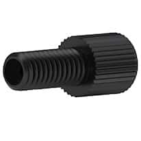 Idex® Super Flangeless™ Nuts, M6 Flat Bottom