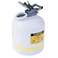 Justrite Liquid Disposal Safety Cans, Polyethylene