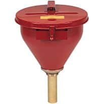 Justrite Steel Safety Drum Funnels