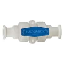 Plast-O-Matic 2-Way Sanitary Ball Valves, Polypropylene
