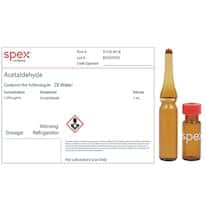 Spex  Acetaldehyde Organic Standards, 1,000 µg/mL