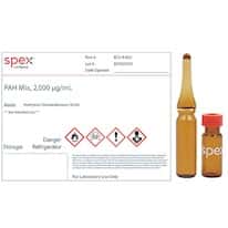 Spex  Polynuclear Aromatic Hydrocarbon (PAH) Mix, 2,000 µg/mL in Methylene Chloride:Benzene (50:50)