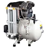 Ultra-Quiet Oilless Air Compressors with Storage Tank
