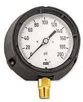 Wika 4.5in Process Gauges - Brass Type 212.34