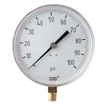 Wika Industrial Pressure Gauges, 4-1/2" Dial