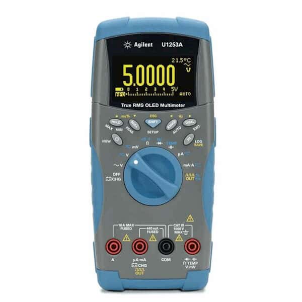 Agilent Technologies U1253A Digital Multimeter with OLED Display Cole
