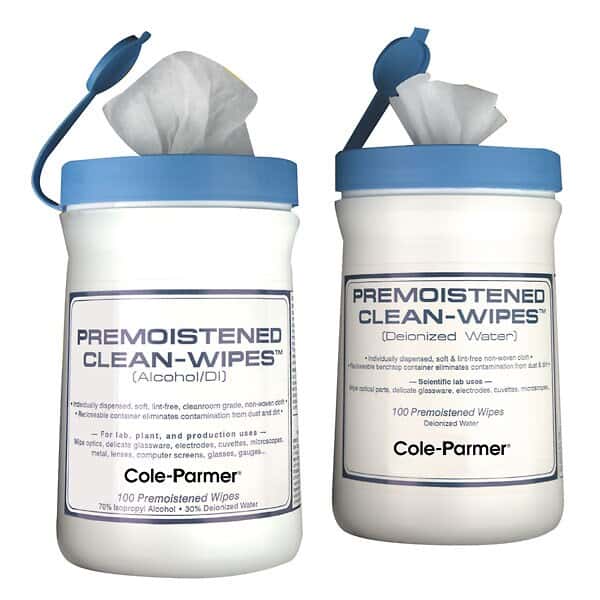 ColeParmer CleanWipes, Prewetted ColeParmer