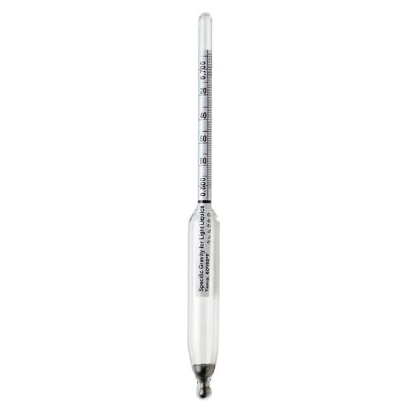 HB Instrument Specific Gravity Plain Form Hydrometers for Liquids