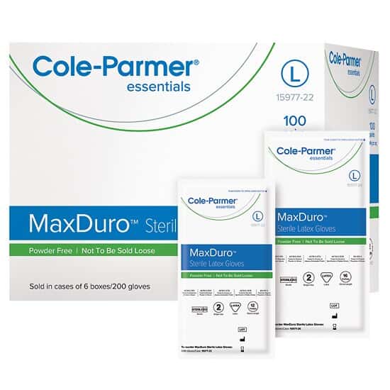 ColeParmer Sterile Latex Gloves ESeries ColeParmer India