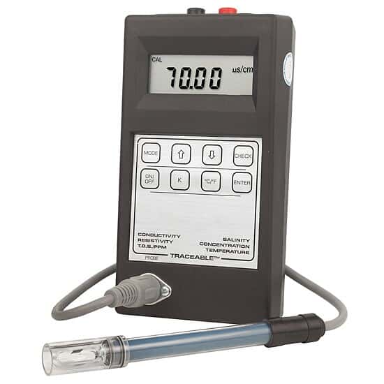 ColeParmer Traceable® HighAccuracy Handheld Conductivity Meter with
