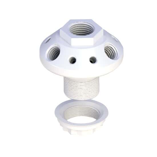 Cole-Parmer® VapLock™ Solvent Waste Manifold Caps for Panel Mounting ...