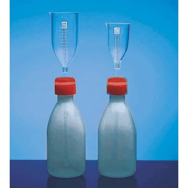 Dynalon Adjustable Volume Dispenser Bottles and Measuring Cup from Cole