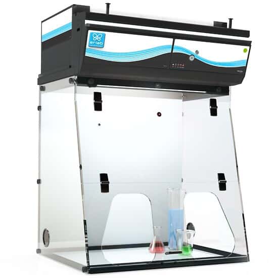 Erlab Captair Ductless Filtering Fume Hoods and Weighing Stations from