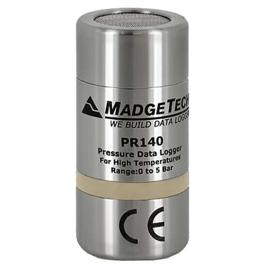 Pr140 MadgeTech PR140 High-Temperature Pressure Data Logger - Cole-Parmer