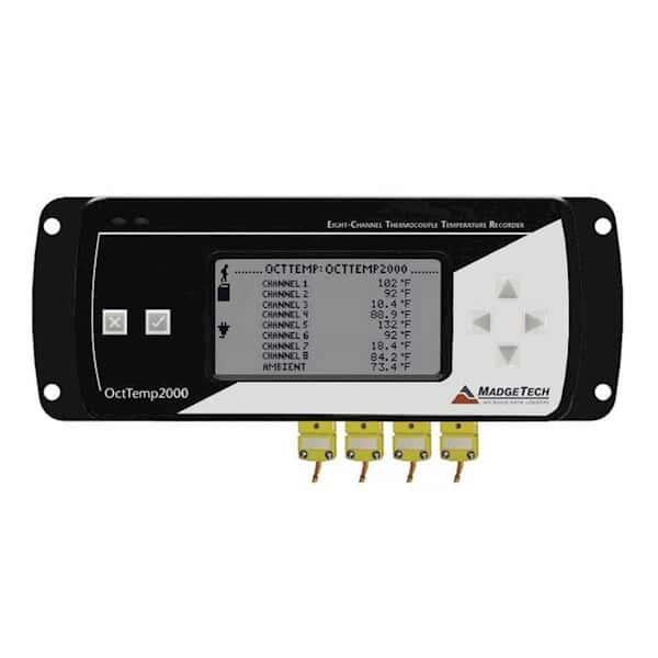 MultiChannel Thermocouple Data Loggers with LCD ColeParmer