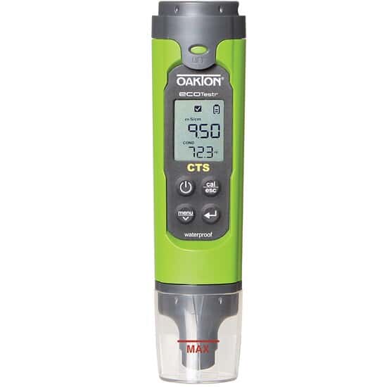 Oakton® Waterproof EcoTestr™ Conductivity Pocket Meter ColeParmer