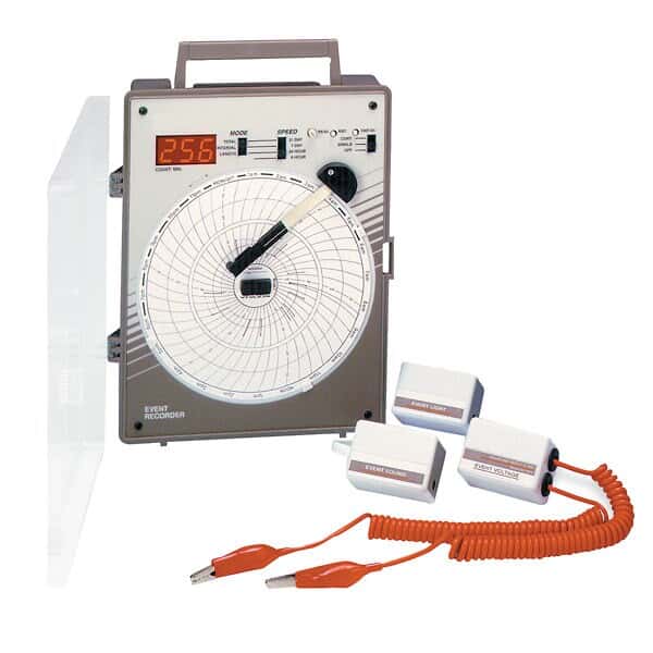 Supco 6in Sound Light Voltage Event Circular Chart Recorder Cole
