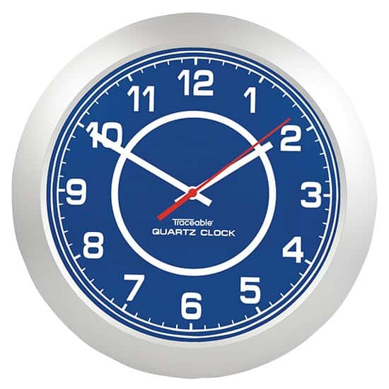 Traceable® Analog Wall Clock with Calibration ColeParmer
