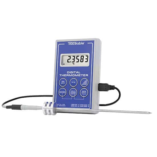 Traceable® SingleInput RTD Thermometers with Probe and