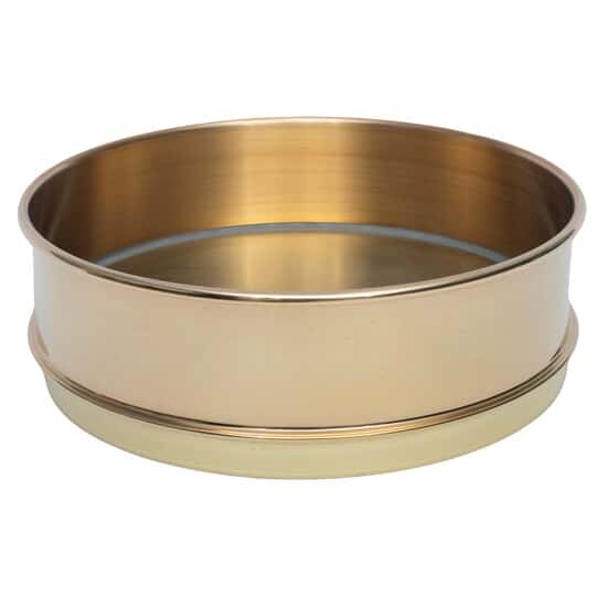 WS Tyler Sieve Covers and Receiving Pans for 8 inch Diameter Sieves