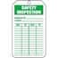 Accident Prevention Tags; Record Tags; Safety Inspection