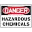 Danger: Hazardous Chemicals Signs