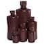 Cole-Parmer® Amber Narrow-Mouth Plastic Bottles, HDPE