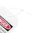 Cole-Parmer® Beaded-Design Cable Zip Ties, White Polypropylene