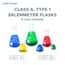 Cole-Parmer® Class A, Type 1 Glass Erlenmeyer Flasks