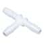Cole-Parmer® Cleanroom Hose Barb Fittings, Tee Union, High-Density Polyethylene
