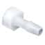 Cole-Parmer® Cleanroom Large-Bore Male Luer to Hose Barb Fittings, Straight Adapter, Natural Kynar®