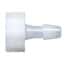 Cole-Parmer® Cleanroom Large-Bore Male Luer to Hose Barb Fittings, Straight Adapter, Natural Nylon